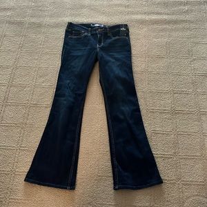 Hollister lose rise boot dark wash jeans-7s/w27L29 new with tags